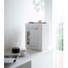 image:imageYAMAZAKI Home Tower Bread Box Keeper Holder Container Metal Bread Holder Saver Slim Space Saving Counter Storage  Horizontal  Steel  Sleek metal bread holder and saver container Slim spacesaving design fits countertops Adds practical everyday storageWhite
