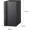 image:imageYAMAZAKI Home Tower Bread Box Keeper Holder Container Metal Bread Holder Saver Slim Space Saving Counter Storage  Horizontal  Steel  Sleek metal bread holder and saver container Slim spacesaving design fits countertops Adds practical everyday storageBlack