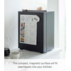 image:imageYAMAZAKI Home Tower Bread Box Keeper Holder Container Metal Bread Holder Saver Slim Space Saving Counter Storage  Horizontal  Steel  Sleek metal bread holder and saver container Slim spacesaving design fits countertops Adds practical everyday storageBlack