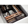 image:imageYAMAZAKI Home Tower Cutlery Drawer Organizer  Kitchen Silverware Utensil Storage Tray  Expandable I  Abs PlasticBlack