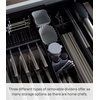 image:imageYAMAZAKI Home Tower Cutlery Drawer Organizer  Kitchen Silverware Utensil Storage Tray  Expandable I  Abs PlasticBlack