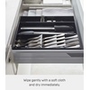 image:imageYAMAZAKI Home Tower Cutlery Drawer Organizer  Kitchen Silverware Utensil Storage Tray  Expandable I  Abs PlasticBlack
