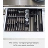 image:imageYAMAZAKI Home Tower Cutlery Drawer Organizer  Kitchen Silverware Utensil Storage Tray  Expandable I  Abs PlasticBlack