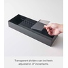image:imageYAMAZAKI Home Tower Cutlery Drawer Organizer  Kitchen Silverware Utensil Storage Tray  Expandable I  Abs PlasticBlack