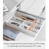image:imageYAMAZAKI Home Tower Cutlery Drawer Organizer  Kitchen Silverware Utensil Storage Tray  Expandable I  Abs PlasticWhite