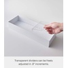 image:imageYAMAZAKI Home Tower Cutlery Drawer Organizer  Kitchen Silverware Utensil Storage Tray  Expandable I  Abs PlasticWhite