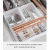 image:imageYAMAZAKI Home Tower Cutlery Drawer Organizer  Kitchen Silverware Utensil Storage Tray  Expandable I  Abs PlasticWhite