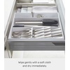 image:imageYAMAZAKI Home Tower Cutlery Drawer Organizer  Kitchen Silverware Utensil Storage Tray  Expandable I  Abs PlasticWhite