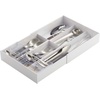 image:imageYAMAZAKI Home Tower Cutlery Drawer Organizer  Kitchen Silverware Utensil Storage Tray  Expandable I  Abs PlasticWhite