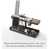 image:imageYAMAZAKI Home Tower Desk Bar  Wood amp Steel Organizer  SteelBlack