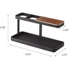 image:imageYAMAZAKI Home Tower Desk Bar  Wood amp Steel Organizer  SteelBlack