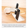image:imageYAMAZAKI Home Tower Desk Bar  Wood amp Steel Organizer  SteelWhite