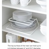image:imageYAMAZAKI Home Tower Dish Riser  Shelf Organizer amp Storage For Kitchen Cabinets  Steel White