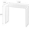 image:imageYAMAZAKI Home Tower Dishcloth Hanger  Steel  Slim countertop dishcloth hanger holds up to three towels for quick air drying Designed for convenient home organizationWhite