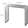 image:imageYAMAZAKI Home Tower Dishcloth Hanger  Steel  Slim countertop dishcloth hanger holds up to three towels for quick air drying Designed for convenient home organizationBlack