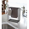 image:imageYAMAZAKI Home Tower Dishcloth Hanger  Steel  Slim countertop dishcloth hanger holds up to three towels for quick air drying Designed for convenient home organizationBlack