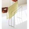 image:imageYAMAZAKI Home Tower Dishcloth Hanger  Steel  Slim countertop dishcloth hanger holds up to three towels for quick air drying Designed for convenient home organizationWhite
