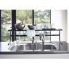 image:imageYAMAZAKI Home Tower Expandable Support Rack  Kitchen Storage Shelf Organizer  Large  SteelBlack