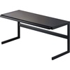 image:imageYAMAZAKI Home Tower Expandable Support Rack  Kitchen Storage Shelf Organizer  Large  SteelBlack