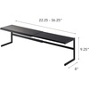 image:imageYAMAZAKI Home Tower Expandable Support Rack  Kitchen Storage Shelf Organizer  Large  SteelBlack