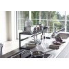 image:imageYAMAZAKI Home Tower Expandable Support Rack  Kitchen Storage Shelf Organizer  Large  SteelBlack