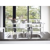 image:imageYAMAZAKI Home Tower Expandable Support Rack  Kitchen Storage Shelf Organizer  Large  SteelWhite
