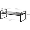 image:imageYAMAZAKI Home Tower Expandable Support Rack  Kitchen Storage Shelf Organizer  Small  Steel  Expandable support rack designed to maximize kitchen storage Ideal for organizing cabinets and pantries Easy to assembleBlack