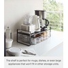 image:imageYAMAZAKI Home Tower Expandable Support Rack  Kitchen Storage Shelf Organizer  Small  Steel  Expandable support rack designed to maximize kitchen storage Ideal for organizing cabinets and pantries Easy to assembleBlack
