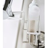 image:imageYAMAZAKI Home Tower FaucetHanging Sponge Caddy Kitchen Sink Dish Soap Bottle Brush Scrubber Organizer Holder Metal with Silicone Protection  SteelWhite
