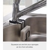 image:imageYAMAZAKI Home Tower FaucetHanging Sponge Holder  Kitchen Organizer Sink Rack Basket  Double  SteelBlack