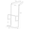 image:imageYAMAZAKI Home Tower FaucetHanging Sponge Holder  Kitchen Organizer Sink Rack Basket  Double  SteelBlack