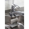 image:imageYAMAZAKI Home Tower FaucetHanging Sponge Holder  Kitchen Organizer Sink Rack Basket  Double  SteelBlack