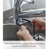 image:imageYAMAZAKI Home Tower FaucetHanging Sponge Holder  Kitchen Organizer Sink Rack Basket  Double  SteelBlack