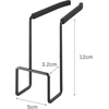 image:imageYAMAZAKI Home Tower FaucetHanging Sponge Holder  Kitchen Organizer Sink Rack Basket  Double  SteelBlack