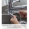 image:imageYAMAZAKI Home Tower FaucetHanging Sponge Holder  Kitchen Organizer Sink Rack Basket  Double  SteelWhite