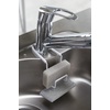 image:imageYAMAZAKI Home Tower FaucetHanging Sponge Holder  Kitchen Organizer Sink Rack Basket  Double  SteelWhite