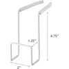 image:imageYAMAZAKI Home Tower FaucetHanging Sponge Holder  Kitchen Organizer Sink Rack Basket  Double  SteelWhite