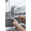 image:imageYAMAZAKI Home Tower FaucetHanging Sponge Holder  Kitchen Organizer Sink Rack Basket  Double  SteelWhite
