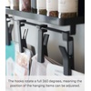 image:imageYAMAZAKI Home Tower Magnetic Kitchen Spice Rack Organizer Shelf With EasyGrip Rotating Adjustable Clips Floating Rack With Strong Hooks  Steel