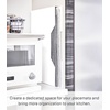 image:imageYAMAZAKI Home Tower Magnetic Placemat Organizer Rack Pocket Wall File For Fridge  Steel  Slim magnetic placemat organizer rack and pocket wall file for fridge Built for everyday use Keeps essentials organizedWhite
