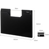 image:imageYAMAZAKI Home Tower Magnetic Placemat Organizer Rack Pocket Wall File For Fridge  Steel  Slim magnetic placemat organizer rack and pocket wall file for fridge Built for everyday use Keeps essentials organizedBlack