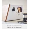 image:imageYAMAZAKI Home Tower Metal Bread Box With Removable Bamboo Wooden Cutting Board Lid Kitchen Storage Box  Steel  BambooWhite