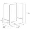 image:imageYAMAZAKI Home Tower Plate RackDish StandDish StoragePlate Holder  Large  Steel  Sturdy steel plate rack dish stand dish storage and plate holder Ideal for compact cabinets or countertops Saves spaceWhite