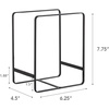 image:imageYAMAZAKI Home Tower Plate RackDish StandDish StoragePlate Holder  Large  Steel  Sturdy steel plate rack dish stand dish storage and plate holder Ideal for compact cabinets or countertops Saves spaceBlack