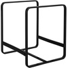 image:imageYAMAZAKI Home Tower Plate RackDish StandDish StoragePlate Holder  Large  Steel  Sturdy steel plate rack dish stand dish storage and plate holder Ideal for compact cabinets or countertops Saves spaceBlack