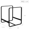 image:imageYAMAZAKI Home Tower Plate RackDish StandDish StoragePlate Holder  Large  Steel  Sturdy steel plate rack dish stand dish storage and plate holder Ideal for compact cabinets or countertops Saves spaceBlack