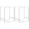 image:imageYAMAZAKI Home Tower Plate RackDish StandDish StoragePlate Holder  Large  Steel  Sturdy steel plate rack dish stand dish storage and plate holder Ideal for compact cabinets or countertops Saves spaceWhite