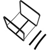image:imageYAMAZAKI Home Tower Plate RackDish StandDish StoragePlate Holder  Large  Steel  Sturdy steel plate rack dish stand dish storage and plate holder Ideal for compact cabinets or countertops Saves spaceBlack