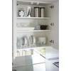 image:imageYAMAZAKI Home Tower Plate RackDish StandDish StoragePlate Holder  Large  Steel  Sturdy steel plate rack dish stand dish storage and plate holder Ideal for compact cabinets or countertops Saves spaceWhite