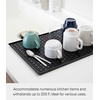 image:imageYAMAZAKI Home Tower SinkSide Draining Mat  Kitchen Dish Rack Tray Drainer  Abs PlasticBlack